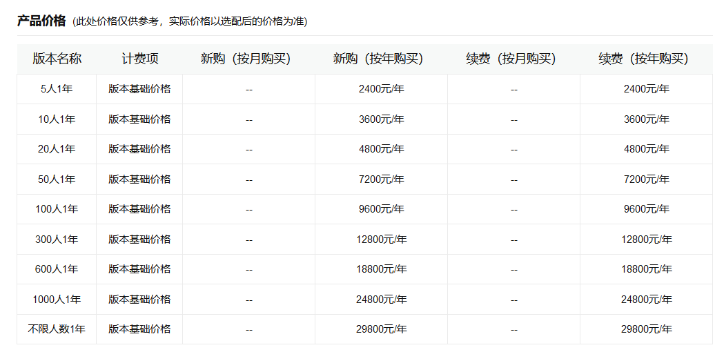 销帮帮钉钉版价格