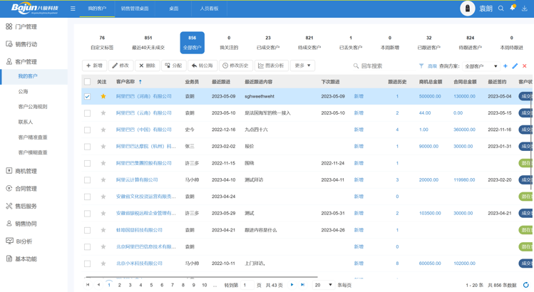 CRM系统都有什么功能，常用功能整理