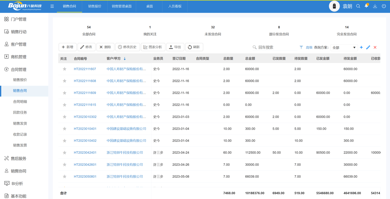 合同管理系统