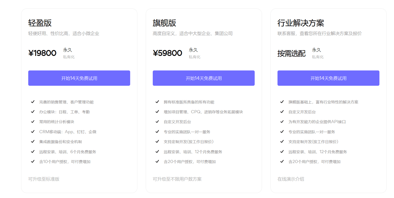 crm系统价格一般在多少钱