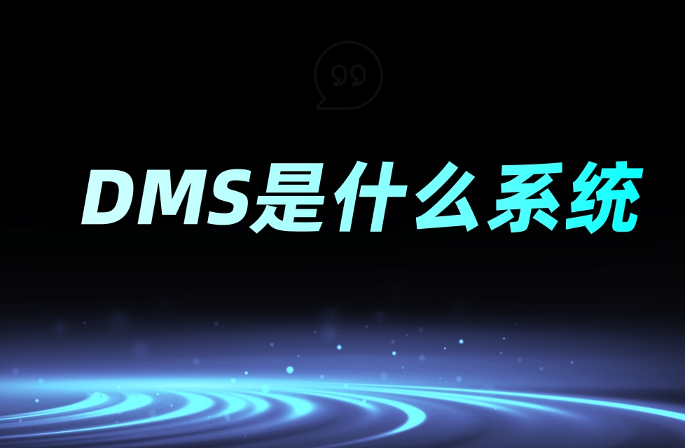 DMS是什么系统？