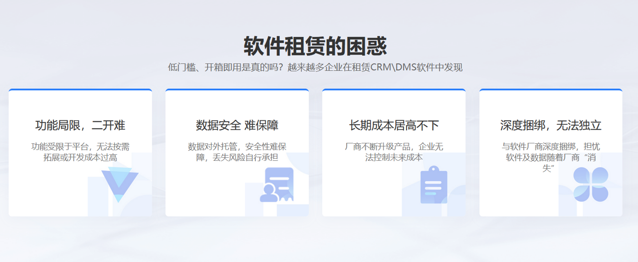 SAAS租赁的劣势