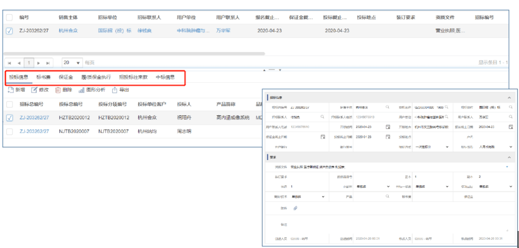 项目型CRM中的投标管理
