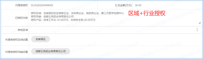 经销商授权申请
